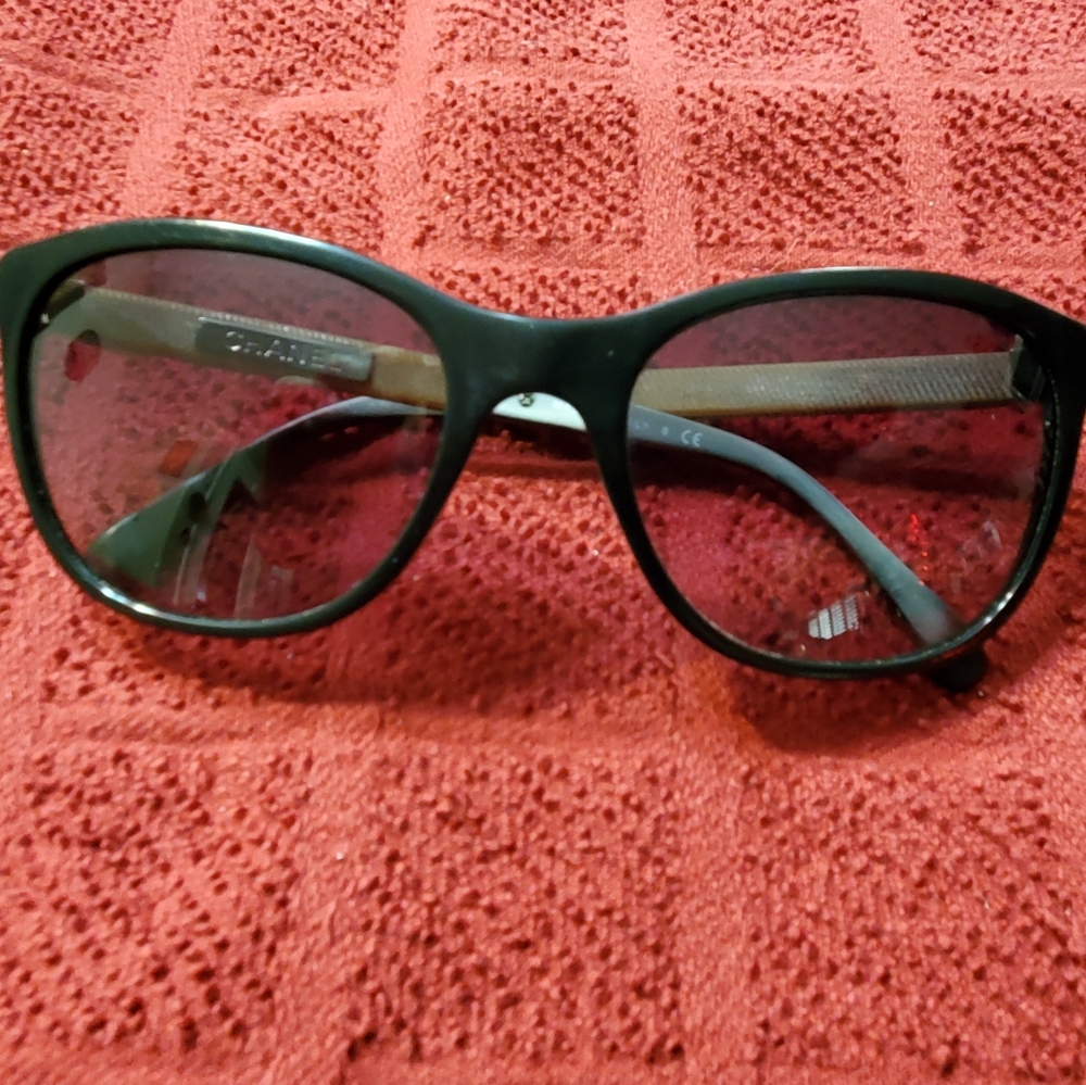 Chanel Sunglasses Black Silver 5185